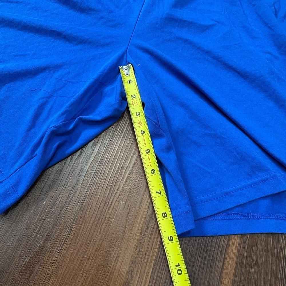Nike Athletic Shorts Dri Fit Mens XL Blue Drawstring Basketball Gym Workout NWT - Picture 4 of 11